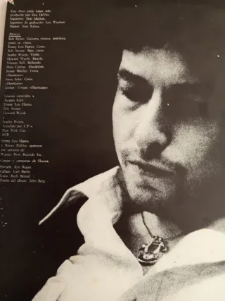 Vinilo Bob Dylan "Desire "1976.
