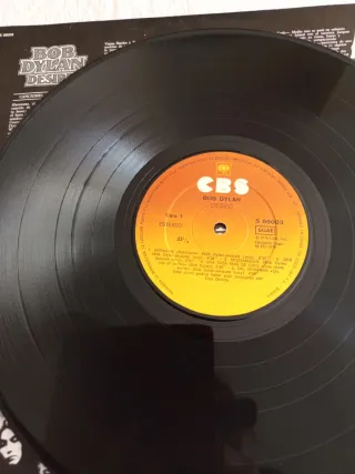 Vinilo Bob Dylan "Desire "1976.