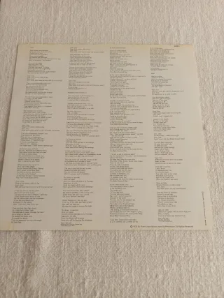 Vinilo Bob Dylan "Desire "1976.