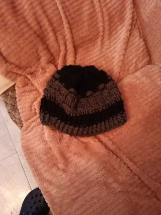 Gorro de lana tejido
