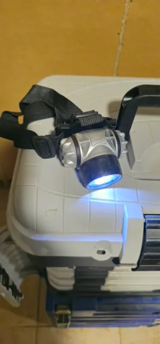 Caña de pescar 210 Marte Plata mas maletin