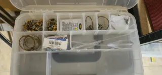 Caña de pescar 210 Marte Plata mas maletin