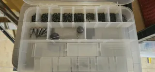 Caña de pescar 210 Marte Plata mas maletin