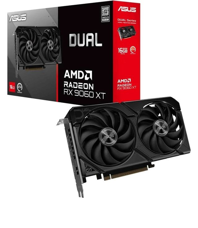 Tarjeta Gráfica ASUS Dual RX 9060 XT 16GB
