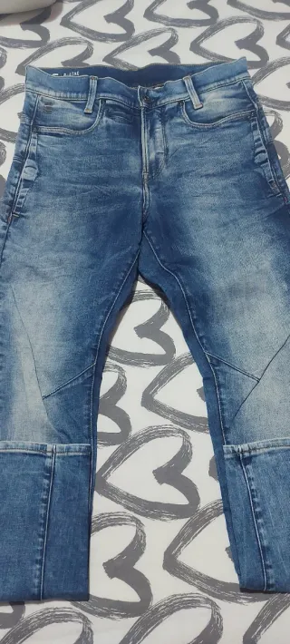 Pantalón G-Star D-Staq 3D Azul