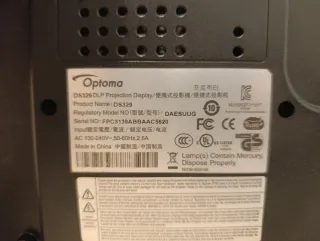 Proyector Optoma DS329 Negro
