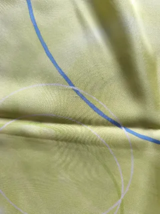 Foulard seta vintage blu e viola