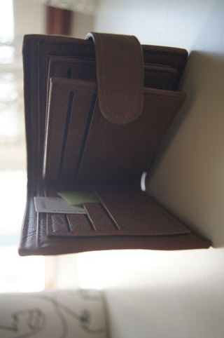 Carteira Homem Nova Castanho Prata