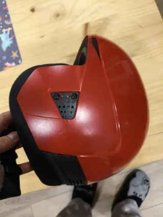 Casco de esquí niño Wed'ze rojo 52-55 cm