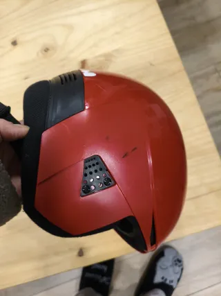 Casco de esquí niño Wed'ze rojo 52-55 cm