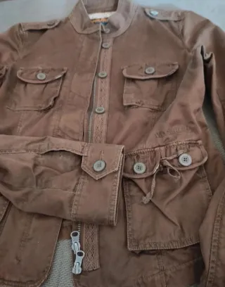 Giacca Woolrich marrone in cotone