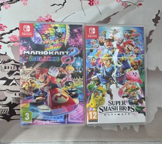 Mario Kart 8 Deluxe y Super Smash Bros Ultimate