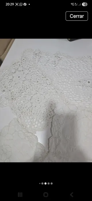 Centros de mesa de tela blancos