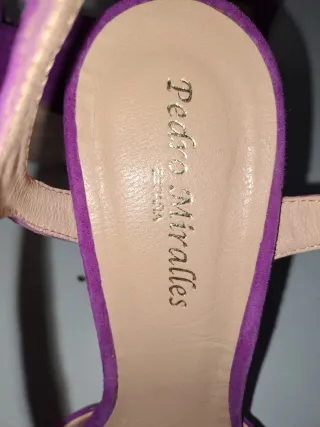 Zapatos de tacón Pedro Miralles morados