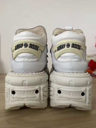 Botas New Rock Blancas Plataforma