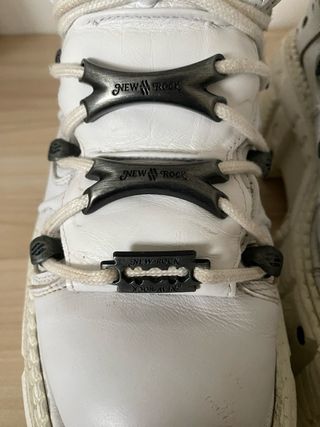 Botas New Rock Blancas Plataforma