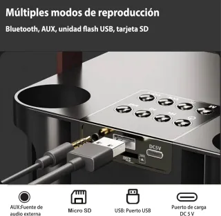 Máquina Karaoke con 2 Micrófonos
