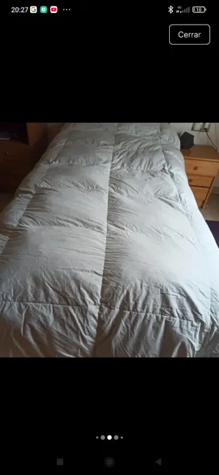 Edredón nórdico blanco poliéster