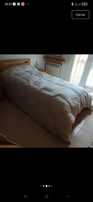 Edredón nórdico blanco poliéster