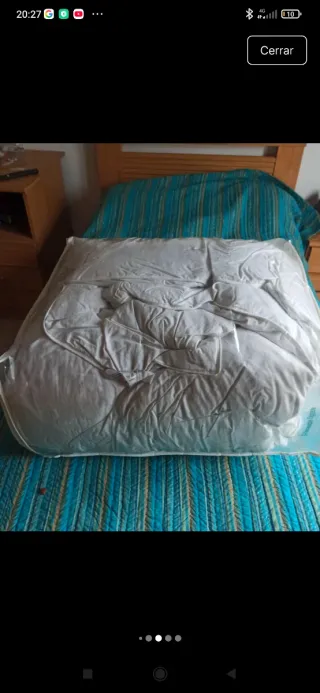 Edredón nórdico blanco poliéster