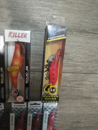 Señuelos pesca calamar (egis)