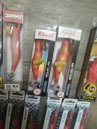 Señuelos pesca calamar (egis)