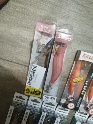 Señuelos pesca calamar (egis)