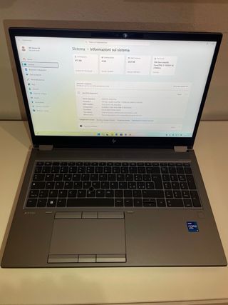HP Zbook Fury G8 i7 11th RTX A2000 32GB 512GB