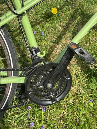 Bicicleta BH antigua verde