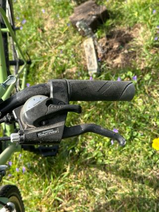 Bicicleta BH antigua verde