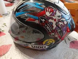 Casco Shoei Tomizawa Negro Rojo talla L