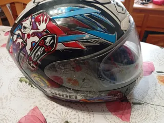 Casco Shoei Tomizawa Negro Rojo talla L