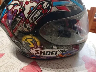 Casco Shoei Tomizawa Negro Rojo talla L