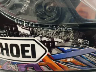 Casco Shoei Tomizawa Negro Rojo talla L