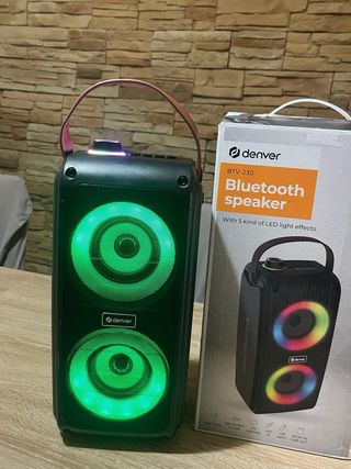 Altavoz Denver BTV-230 Bluetooth LED