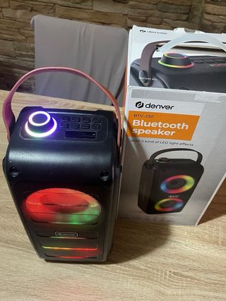 Altavoz Denver BTV-230 Bluetooth LED