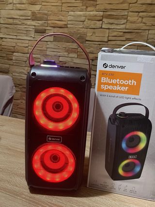 Altavoz Denver BTV-230 Bluetooth LED