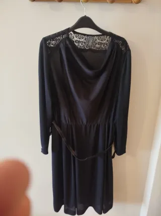 Conjunto lila falda y blusa