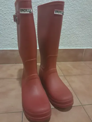 Botas de agua rojas ERCILLA
