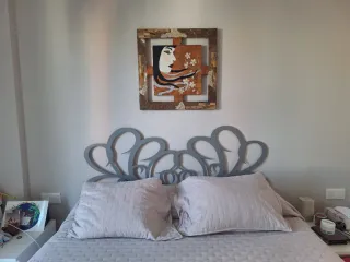 Cabecero metálico cama 150 cm