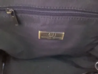 Bolso de mano Carolina Herrera Marrón Lona