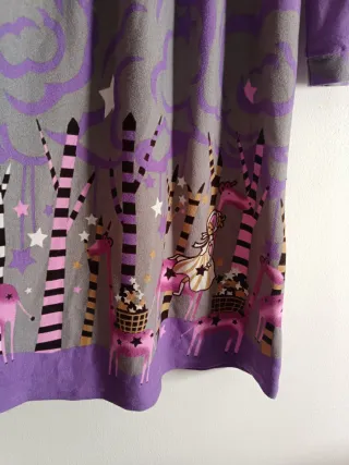 Vestido Vintage Fantasía Y2K Jirafas