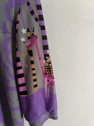 Vestido Vintage Fantasía Y2K Jirafas