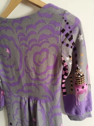 Vestido Vintage Fantasía Y2K Jirafas