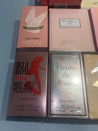 Lote Perfumes Mujer: WindBoss y Lonkoom etc