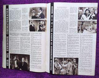 REVISTA ANTIGUA DE CINE "CÁMARA"