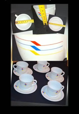 6€ Taza+plato. Té/café con leche. Harmonia Rondo