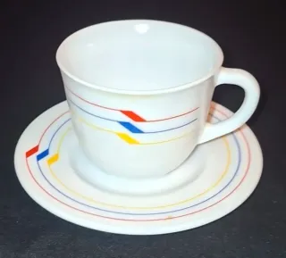 6€ Taza+plato. Té/café con leche. Harmonia Rondo