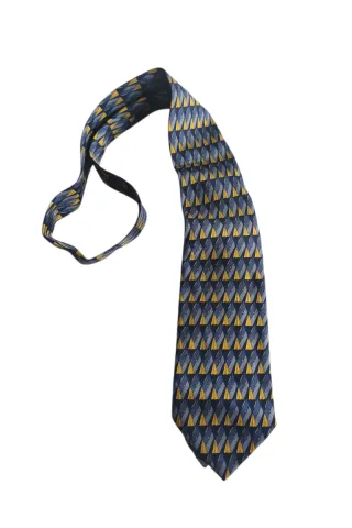 Cravatta Gucci Uomo Blu e Oro