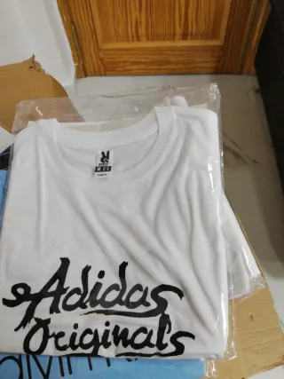 Camisetas Adidas Talla toda rayas unisex